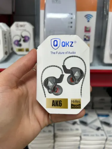 Fones de Ouvido QKZ AK6 InEar com Microfone e Cabo Reforçado