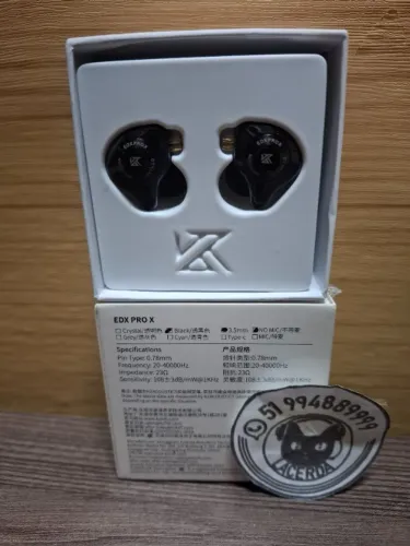 Fone De Ouvido KZ EDX PRO X [LACRADO]