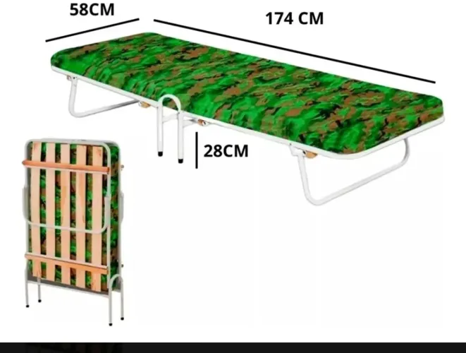 Cama dobrável solteiro