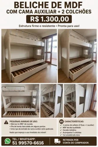 BELICHE DE MDF