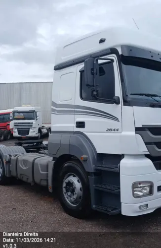 Mercedes-Benz Axor 2644 S/36 6X4E5 2022/2022 Vamos Seminovos Regente Feijó