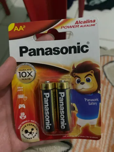 Pilha Panasonic AA2 - 2 unidades lacrada