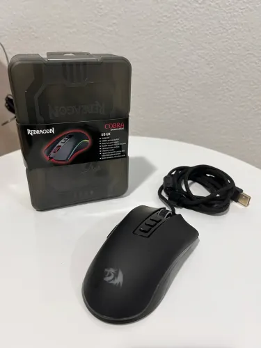 Mouse Redragon Cobra RBG Preto