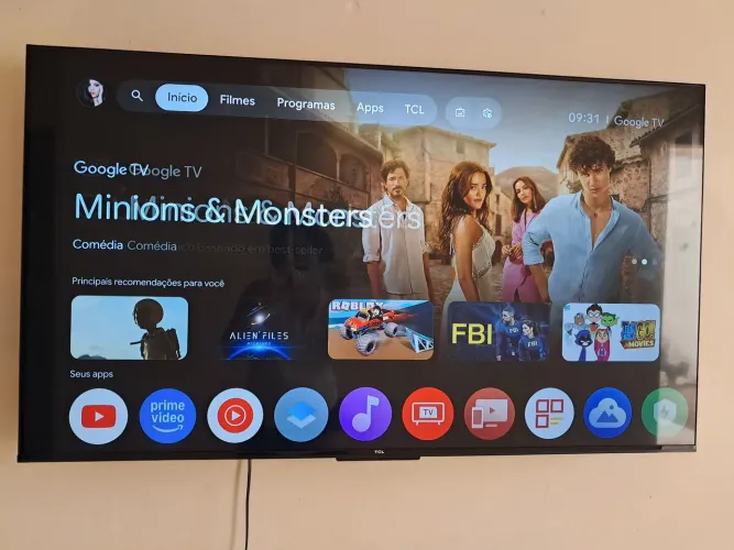 Smart TV TCL 50, 4K, 1400 ( Valor a combinar )