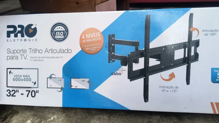 Suporte TV de até 70" articulado