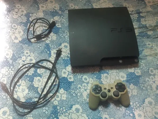 vendo ps3 hen hd 160gb com 1 controle paralelo obs; sem cabo carregar controle