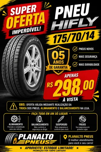 Promoção de pneus 