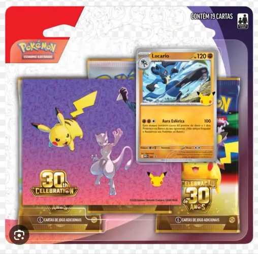 Triplo 30 anos Pokémon