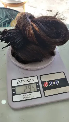 Cabelo indiano morena iluminada