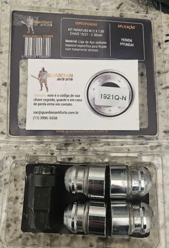 Parafuso antifurto para HRV