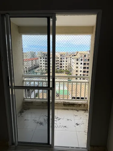 Porta de varanda de apartamento