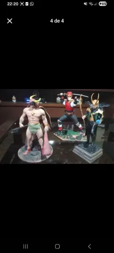 Bonecos em 3D varios personagens escolha o seu 20cm