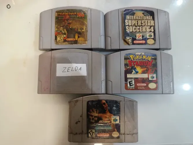 Jogos e controle para Nintendo 64