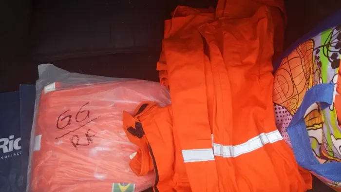 Macacão offshore masculino amarelo
