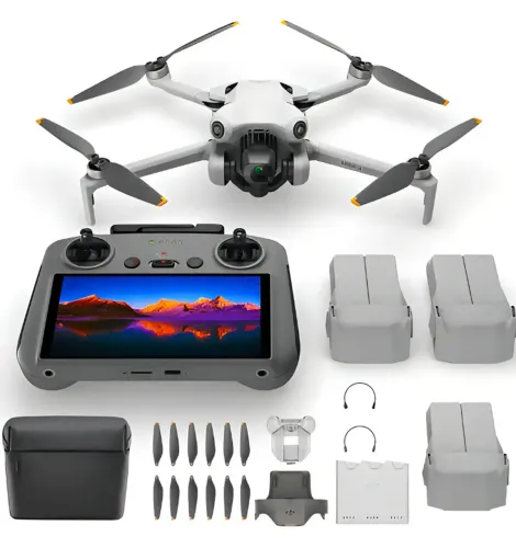 Drone DJI MINI 4 PRO 1 MÊS DE USO - COMBO FLY MORE - produto com seguro de um ano ou