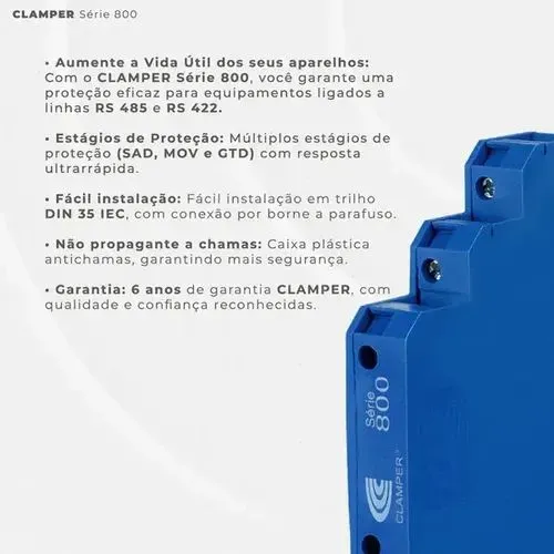 Dps clamper cabo RS 485.