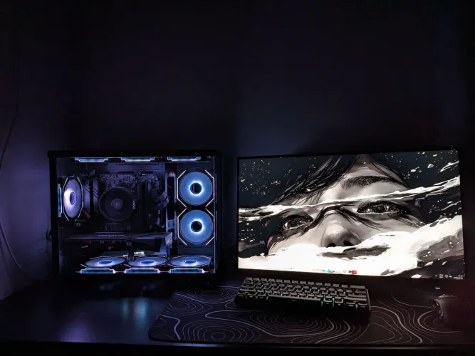 PC GAMER COMPLETO Ryzen 5 5500 + RX 7600 8GB | MONITOR 144Hz + PERIFÉRICOS