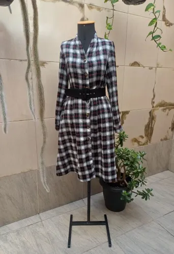 Vestido em flanela tam g