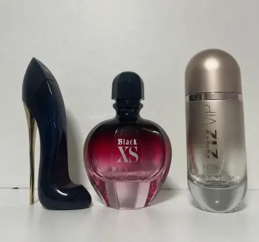 3 PERFUMES FEMININOS VAZIOS