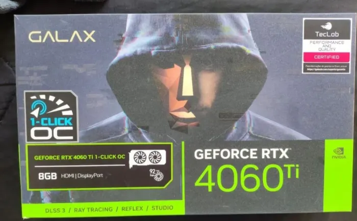 RTX 4060 TI 8 gigas OC dual Galax