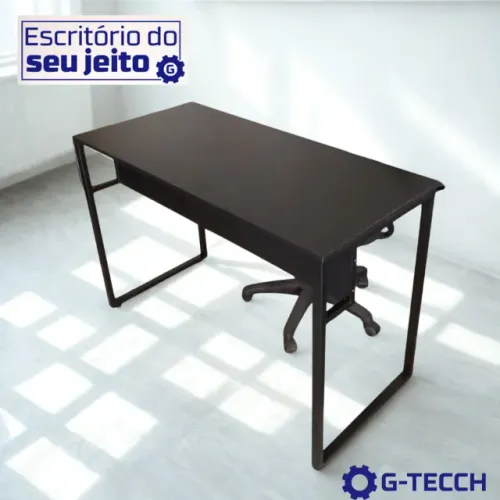 Mesa Industrial REFORÇADA 1,1m NOVA Birô Multiuso para Notebook de Escritório Gamer Office