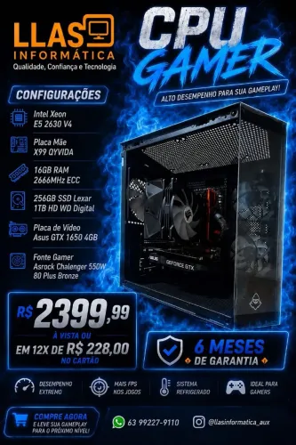 Computador Gamer - CUSTO-BENEFÍCIO