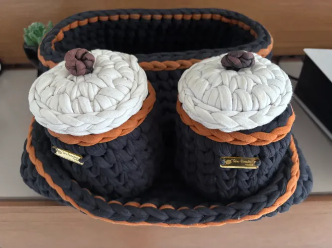 Kit de Crochê para Bebê - 4 Peças