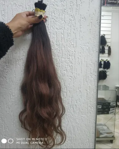 Cabelo indiano e brasileiro