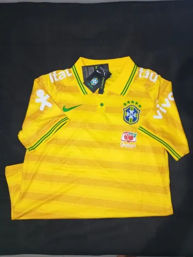 Camisa Seleção Brasileira Gola Polo