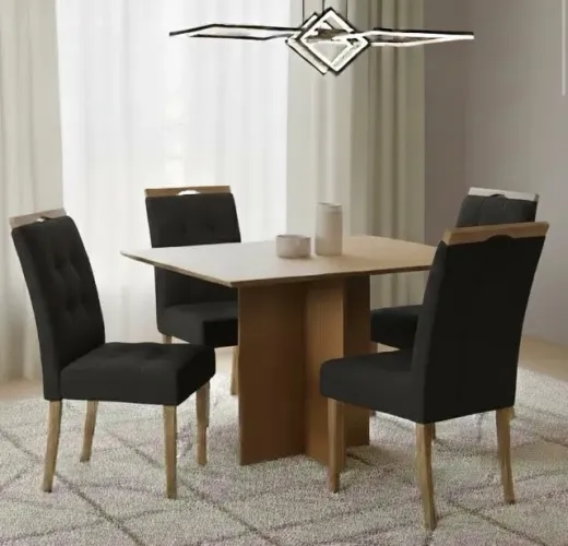 Conjunto de Jantar Cedro 4 Lugares
