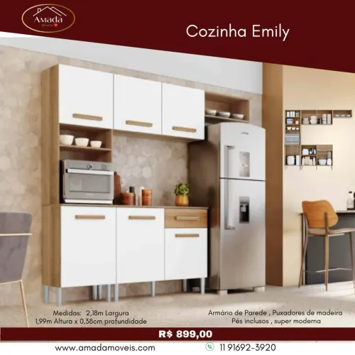 Cozinha Emily - à pronta entrega
