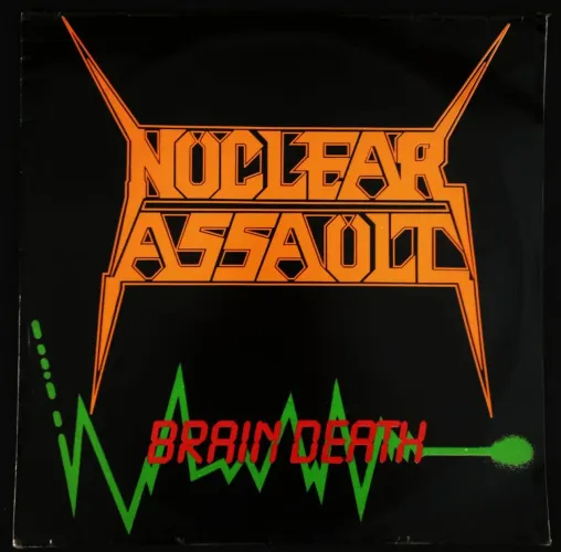 Lp Nuclear Assault - Brain Death 1987 Enigma Nacional Thrash Metal 