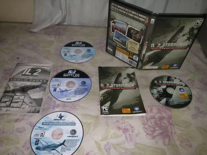 IL-2 Sturmovik Forgotten Battles Gold Ace Expansion Pack Cliffs of Dover jogo exclusivo PC