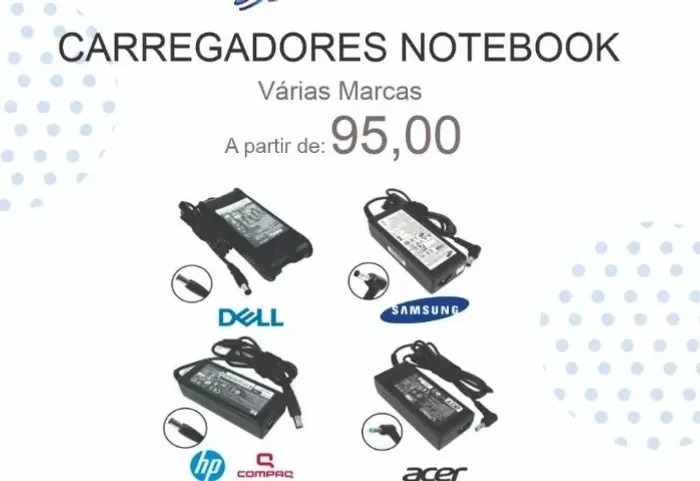 CARREGADORES PARA NOTEBOOK