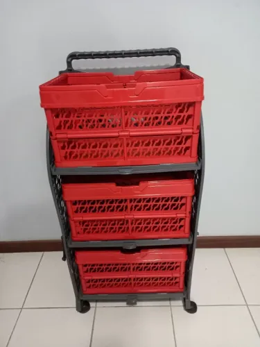 Carrinho de compras prático NOVO