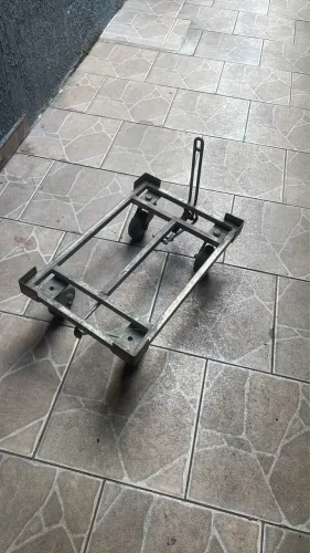Carrinho de carga tartaruga plataforma