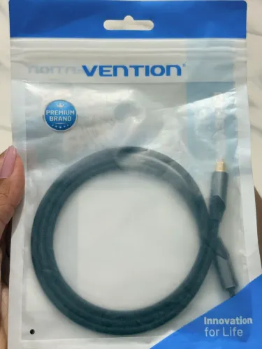Cabo Áudio Óptico Digital Toslink para Mini Toslink 1m Vention - Novo