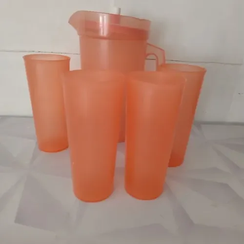 Barato! Kit Jarra e copos, Tupperware!