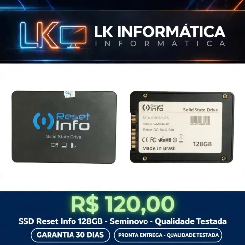 SSD de 128GB Seminovo