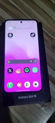 S24 FE Grafite 256GB - Nota Fiscal
