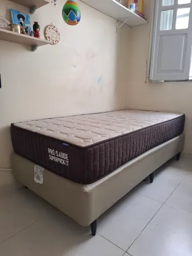 Cama box solteiro Ortobom