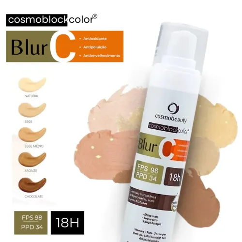 Cosmobeauty Blur C FPS 98 Natural 50g Novo Lacrado