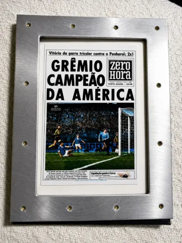 Quadro Grêmio Campeão da América - Taça Libertadores