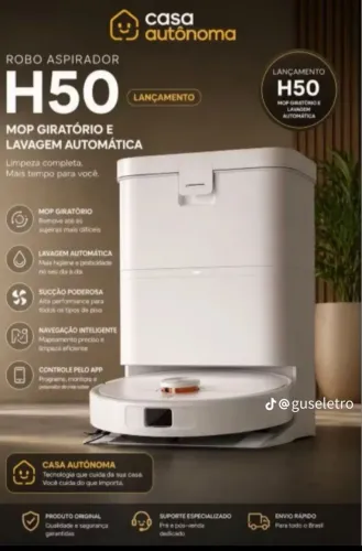 Robô aspirador xiaomi H50