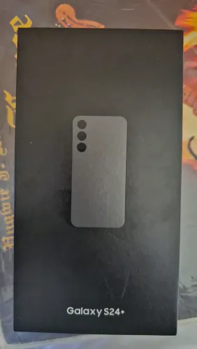 Celular Samsung S24 + com película de privacidade (Novo)