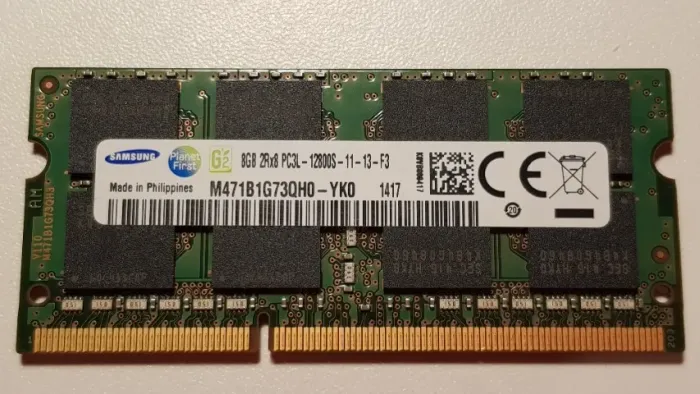 Memória Notebook DDR3 8Gb Samsung - funcionando perfeitamente
