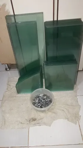 Vidros 10mm lote perfeito estado medidas na descrição do anúncio
