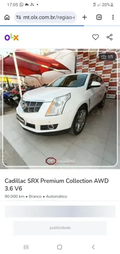 Cadillac SRX AWD Premium Colection 3.6 V6 2012