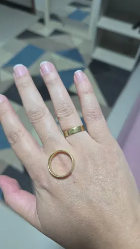 Aliança ouro 16k