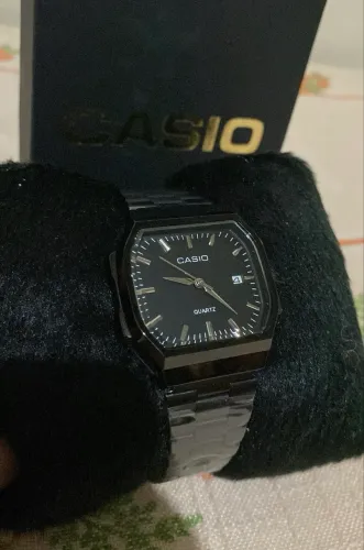 LINDO RELÓGIO CASIO ALL BLACK RETRÔ VINTAGE (NOVO)
